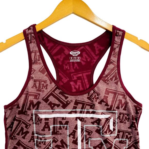 Texas A & M Concepts Sport Tank Top Womens Size Medium Maroon Razorback Active - Picture 3 of 9